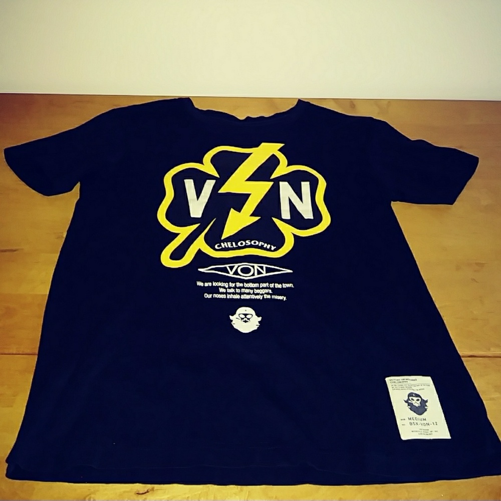 Von Victory or Nothing Chelosophy Men's sz M -T